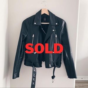 ZARA FAUX LEATHER JACKET